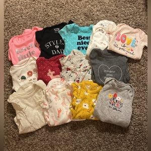 Newborn lot of onesies
